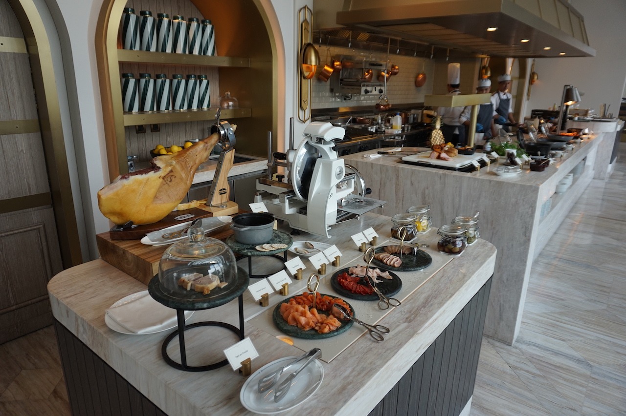 Everything You Need to Know About Hilton Honors in 2023 Hawaii Calling Waldorf-Astoria Bangkok breakfast buffet Credit: Kyle Stewart