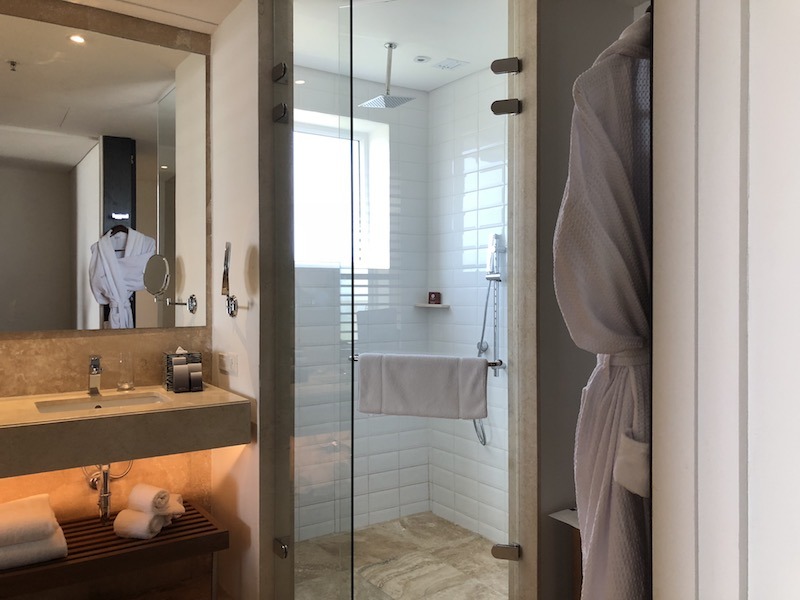 Conrad Cartagena: Luxury on Colombia's Caribbean Coast Hawaii Calling Suite bathroom