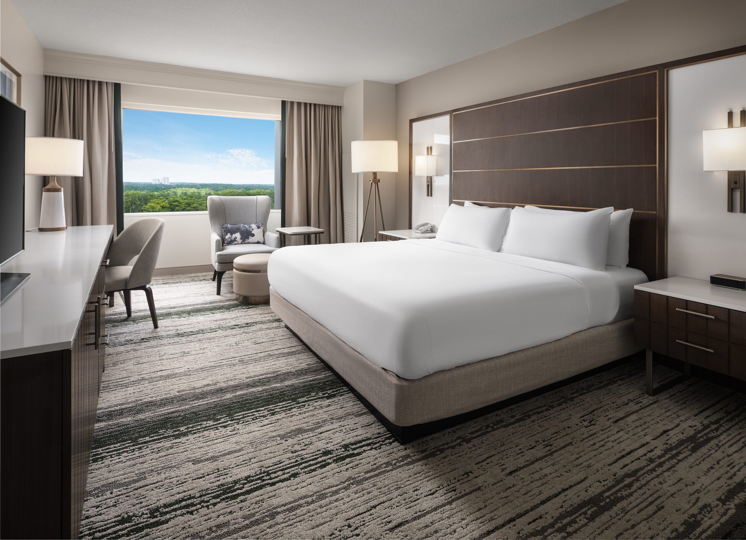 Hilton Orlando Bonnet Creek Resort is at Disney's Doorstep Hawaii Calling Hilton Orlando Bonnet Creek King Bed Room