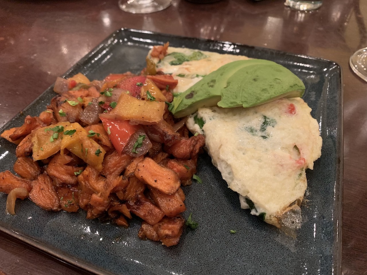 The Roosevelt New Orleans, a Waldorf-Astoria Hotel Hawaii Calling Omelet