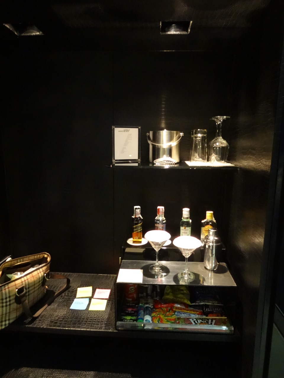 W Hotel Bangkok - Style and Sass in Thailand Hawaii Calling Liquor cabinet