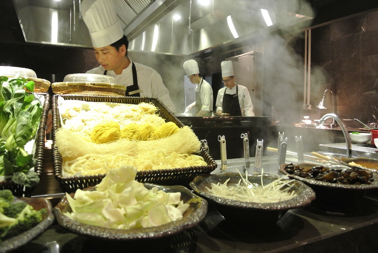 St. Regis Shanghai Jingan Offers Classic Luxury Hawaii Calling Noodle station