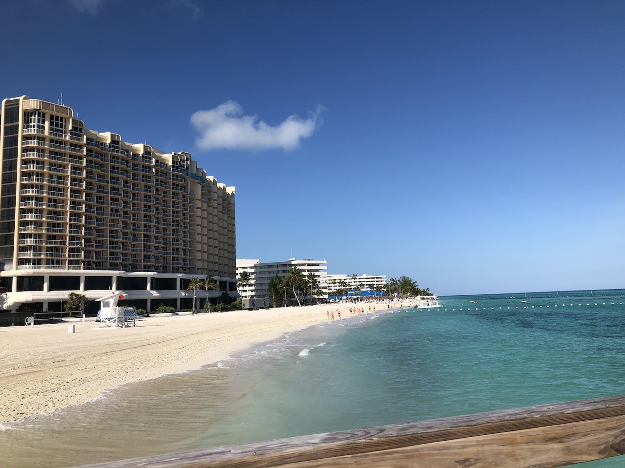 Grand Hyatt Baha Mar, Bahamas Hawaii Calling Beach facing west