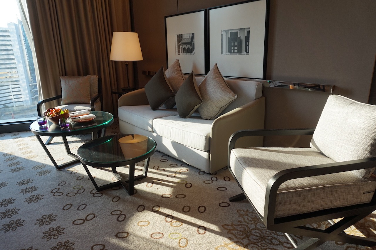 Hyatt Regency Bangkok Sukhumvit - The City's Newest Can't-Miss Hotel Hawaii Calling Hyatt Regency Sukhumvit suite living room