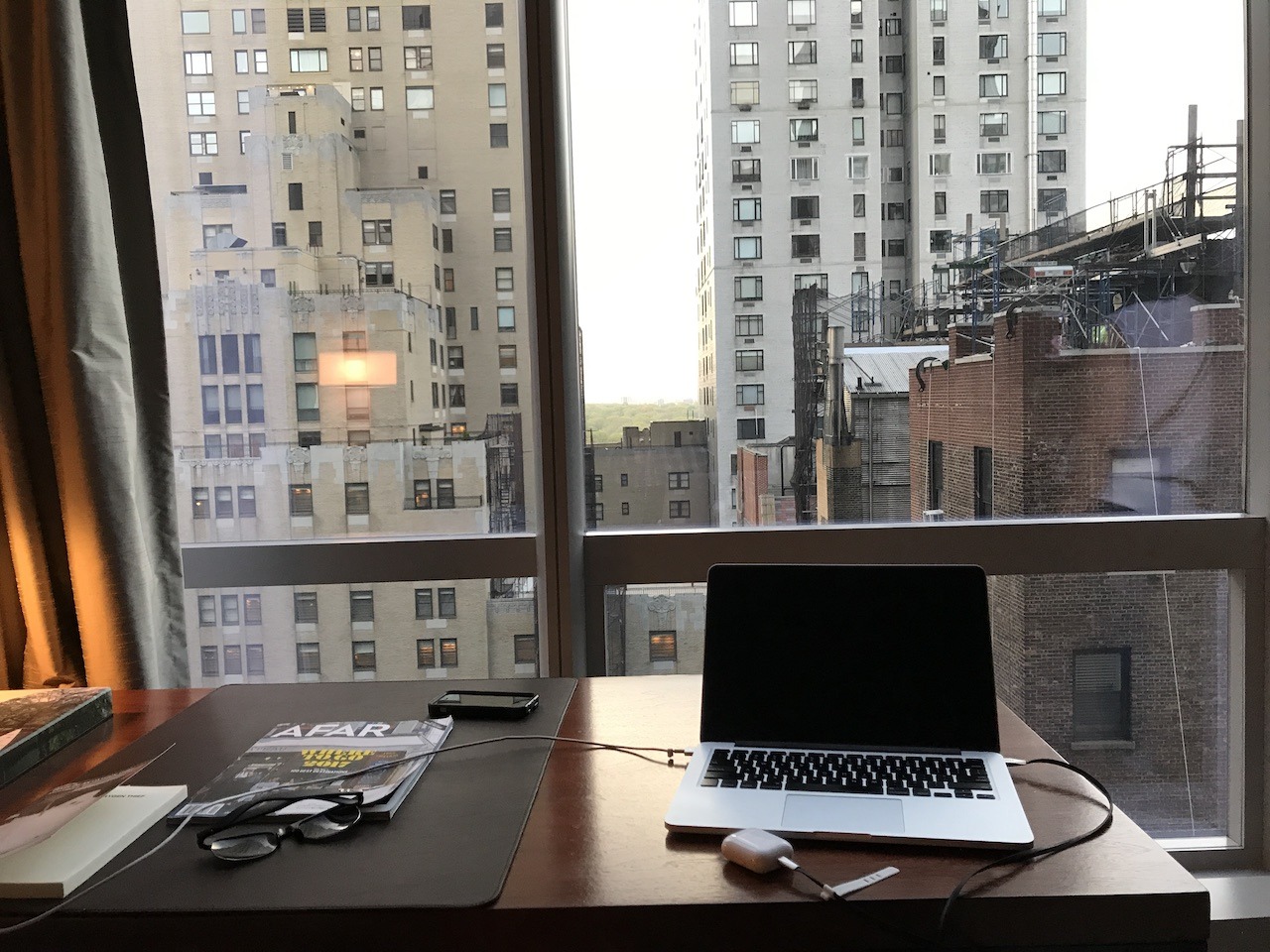 Park Hyatt New York - Elegant, Tasteful, Expansive Hawaii Calling Park Hyatt New York desk with view