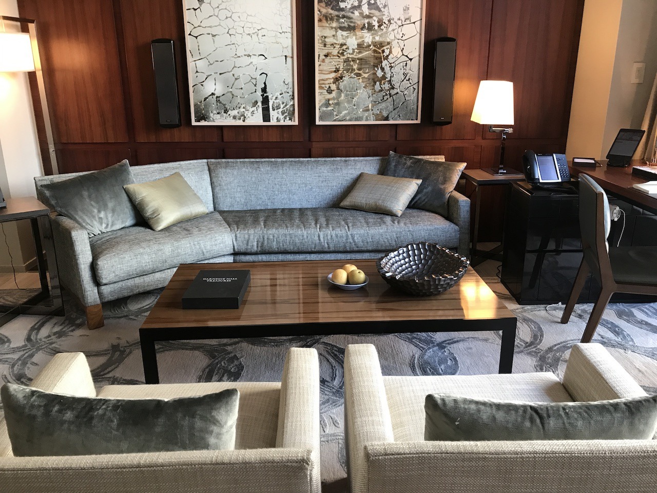 Park Hyatt New York - Elegant, Tasteful, Expansive Hawaii Calling Park Hyatt New York suite living room