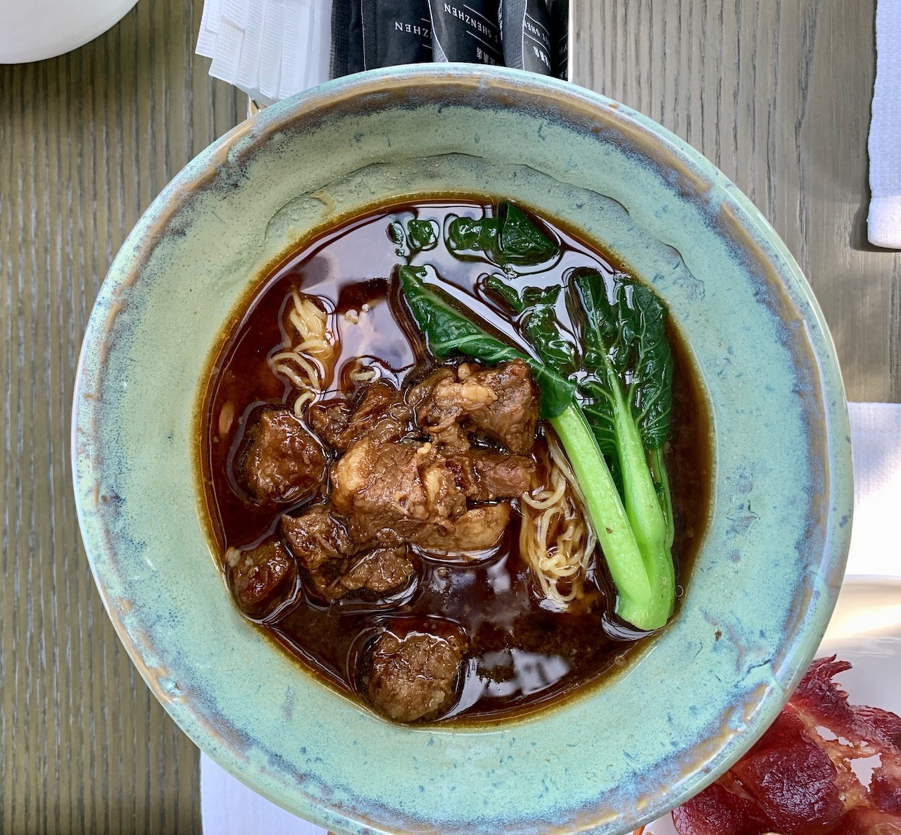 Park Hyatt Shenzhen China - Stunning Luxury Hawaii Calling Beef Nooldle soup with chili oil