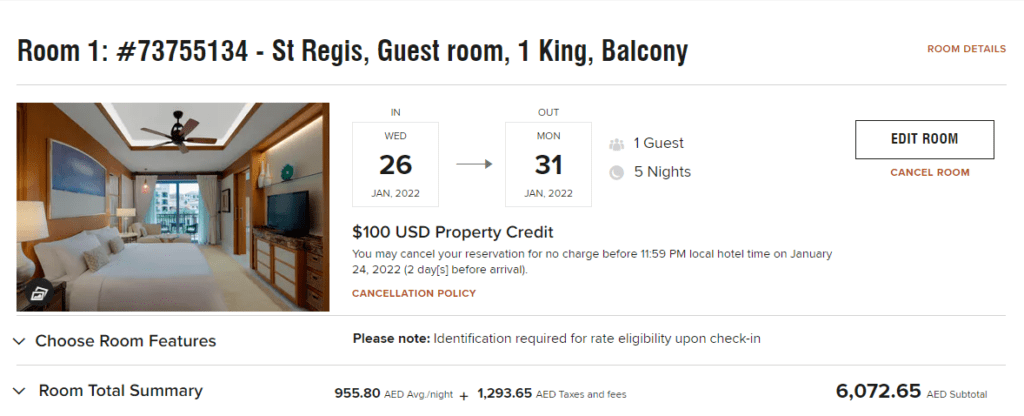 Opening the Door to Marriott Suite Night Awards; Pick Door #1 Close to Check-In Hawaii Calling a screenshot of a hotel room