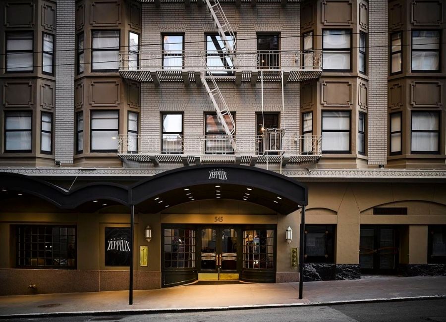 The 5 Best Boutique Hotels in San Francisco Hawaii Calling Hotel Zeppelin Front one of the best boutique hotels in san francisco