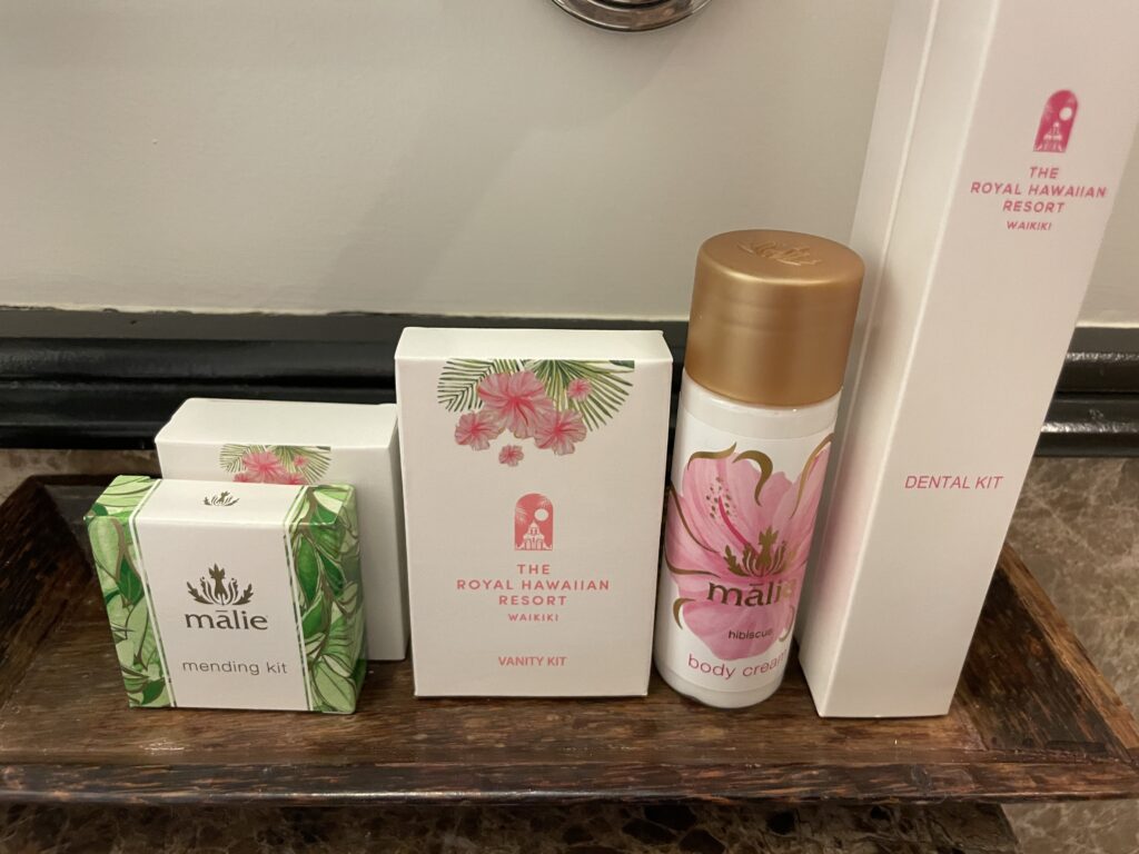 Review & Video: The Royal Hawaiian, Waikiki, A Luxury Collection Hotel Hawaii Calling Maile products at The Royal Hawaiian hotel, Waikiki Hawaii