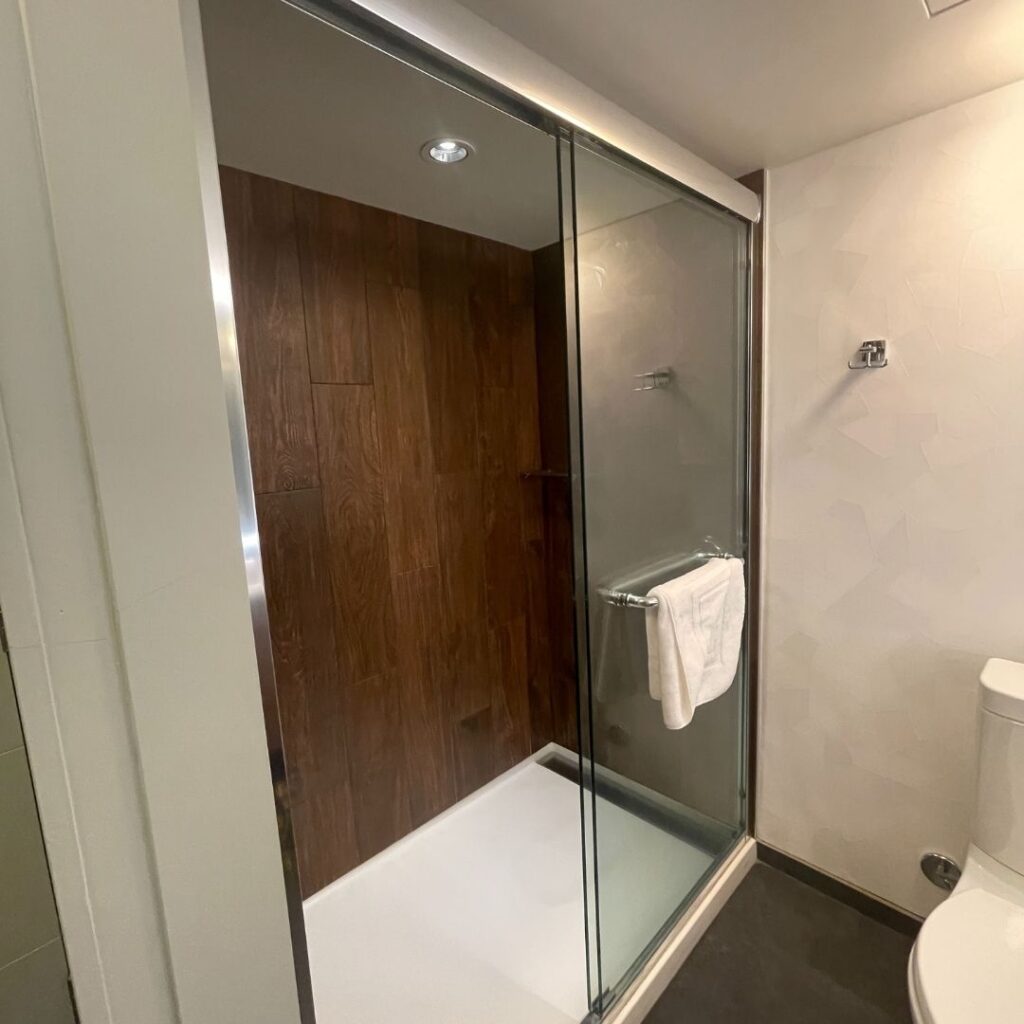 Review & Video: The Laylow Waikiki, Autograph Collection in Waikiki, Unique and Fun Hawaii Calling a bathroom with a glass shower door