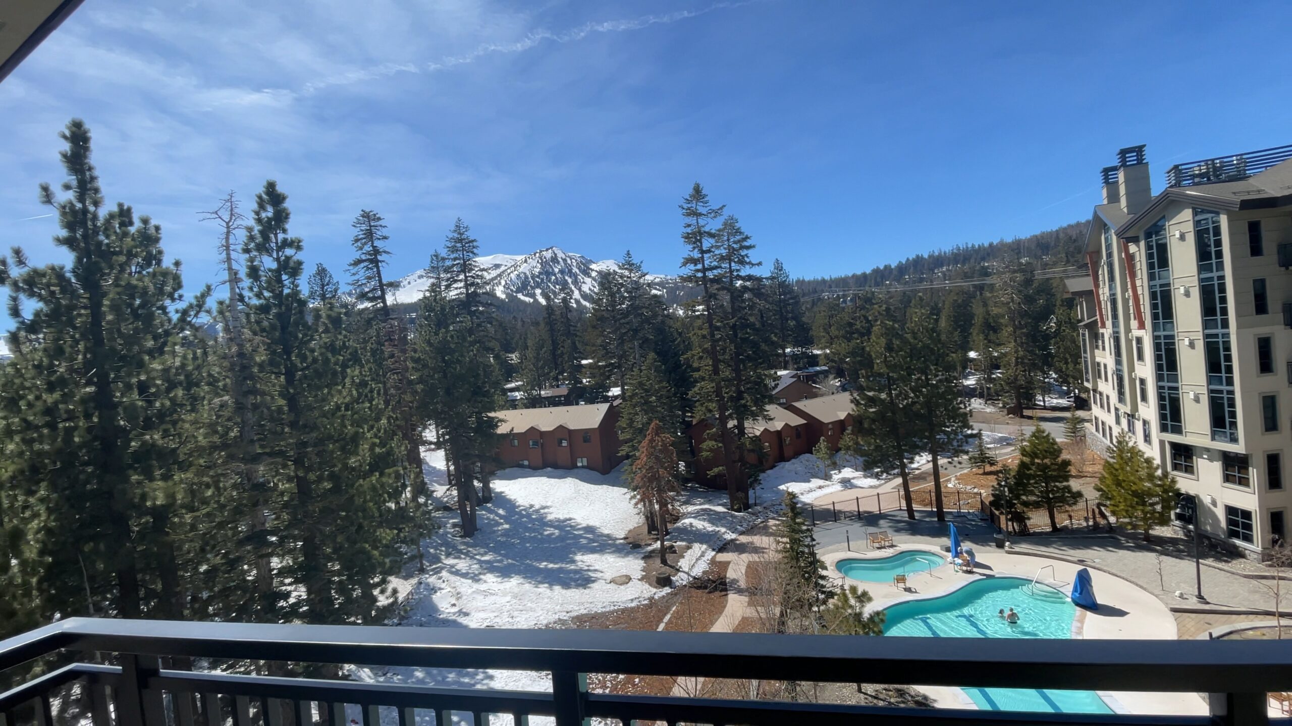 Review & Video: The Westin Monache Resort, Mammoth Mountain Hawaii Calling a pool and trees with snow on the ground