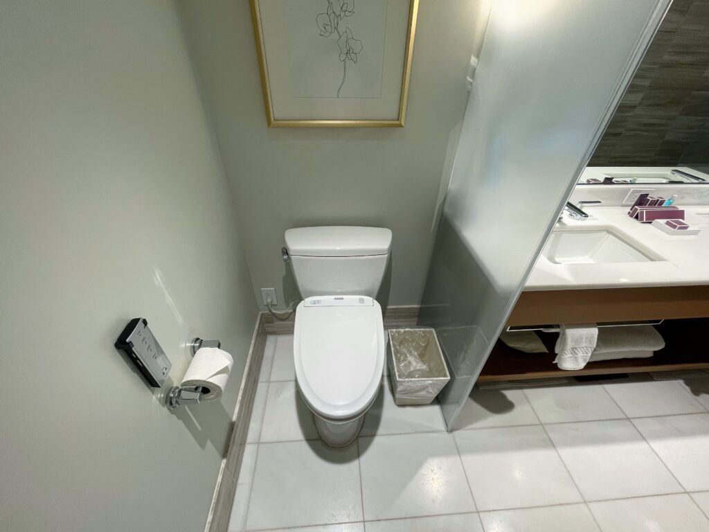 Review & Video: The Ritz-Carlton Waikiki Beach, Luxurious Residences & Hotel Hawaii Calling a bathroom with a toilet and sink