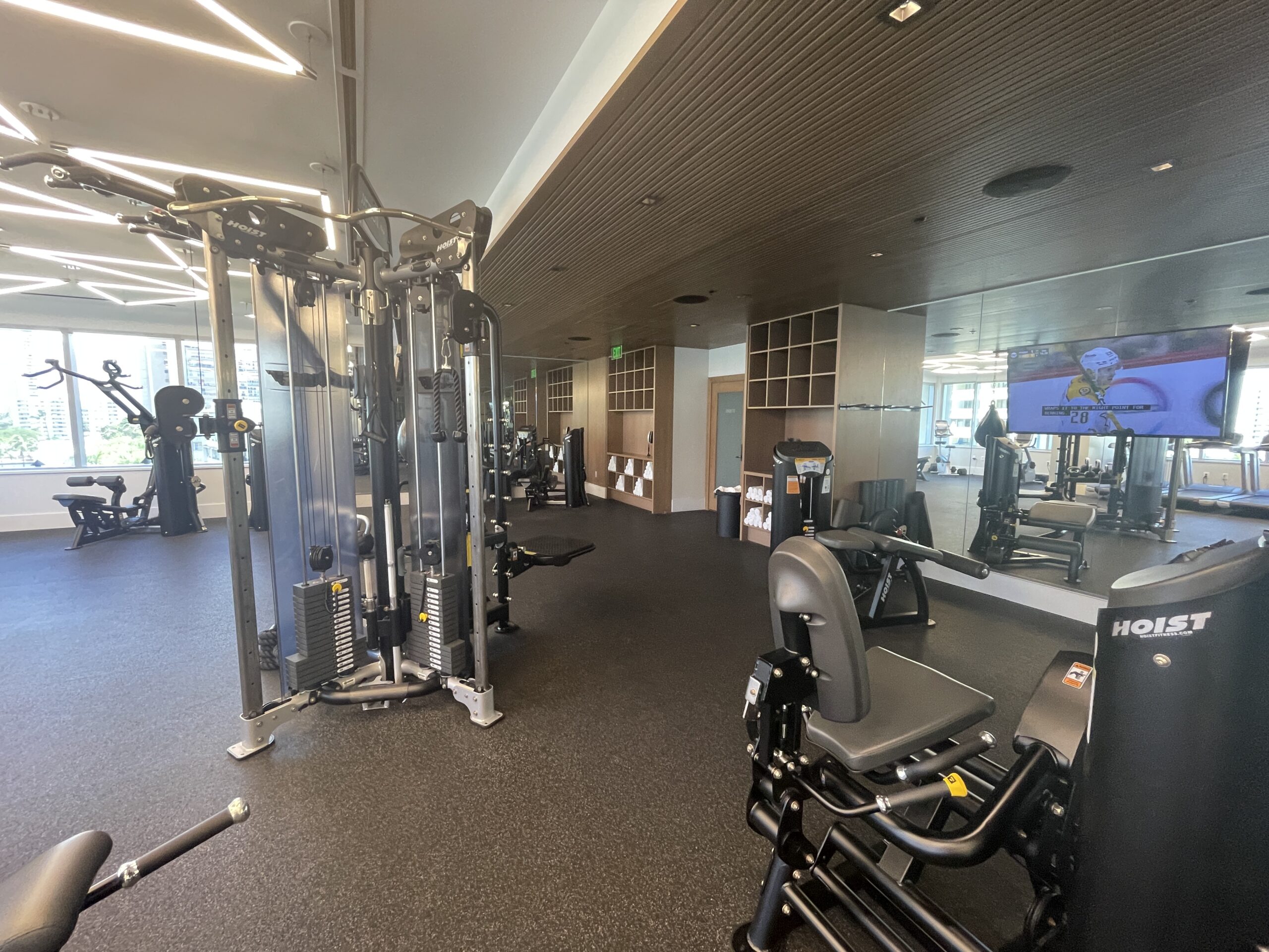 Review & Video: The Ritz-Carlton Waikiki Beach, Luxurious Residences & Hotel Hawaii Calling a gym with exercise equipment