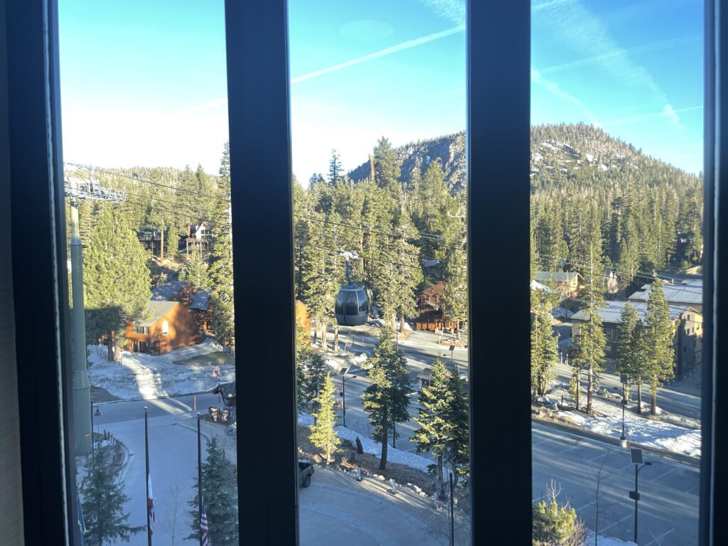 Review & Video: The Westin Monache Resort, Mammoth Mountain Hawaii Calling a view of a town from a window