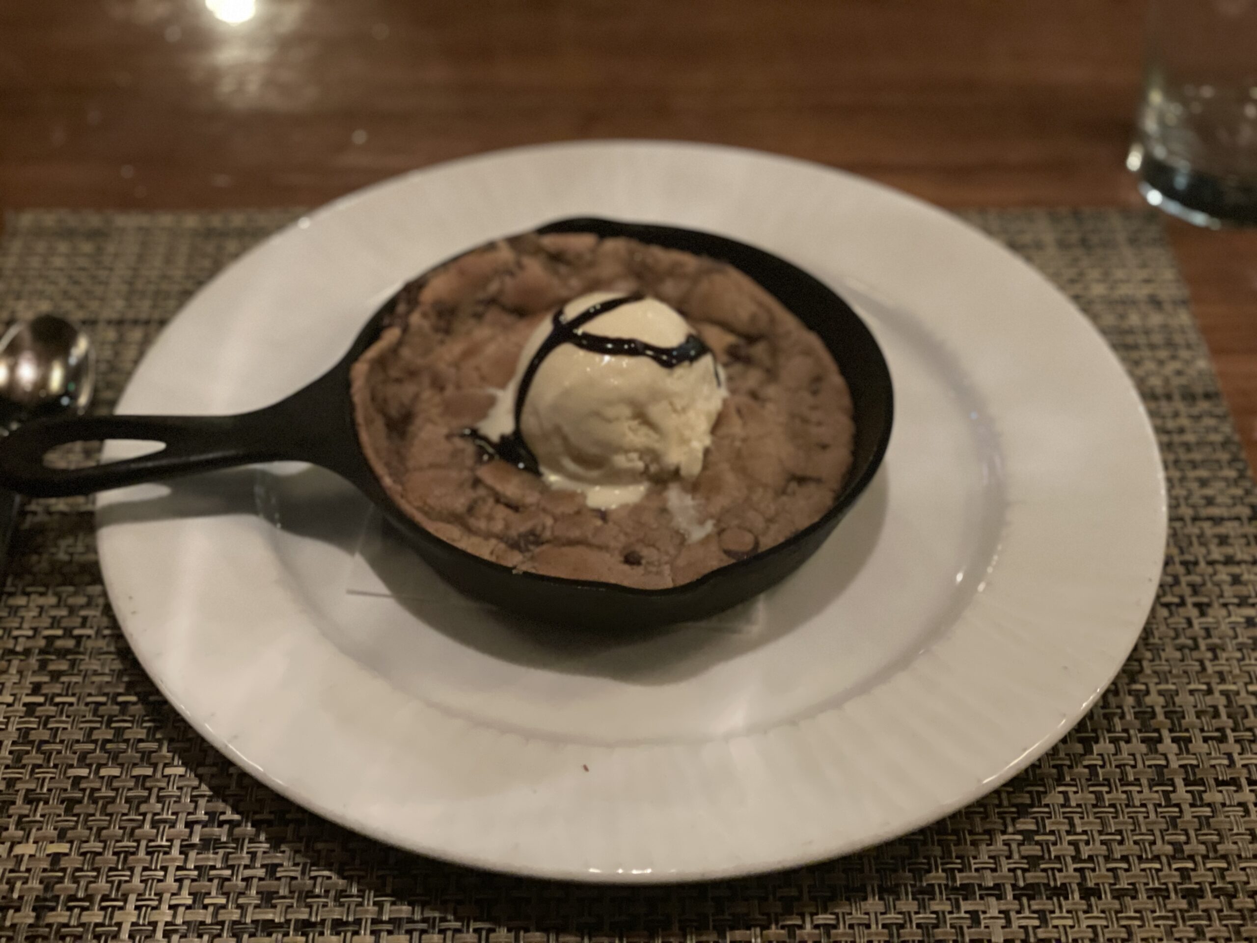 Review & Video: The Westin Monache Resort, Mammoth Mountain Hawaii Calling a skillet with a scoop of ice cream on it