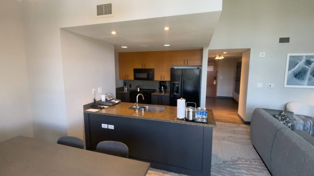 Review & Video: The Westin Monache Resort, Mammoth Mountain Hawaii Calling Kitchen in the 2 bedroom luxury suite Westin Monache
