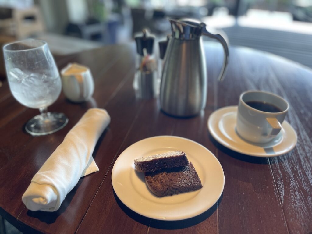 Review & Video: Mauna Kea Beach Hotel, Autograph Collection Hawaii Calling a plate of food on a table