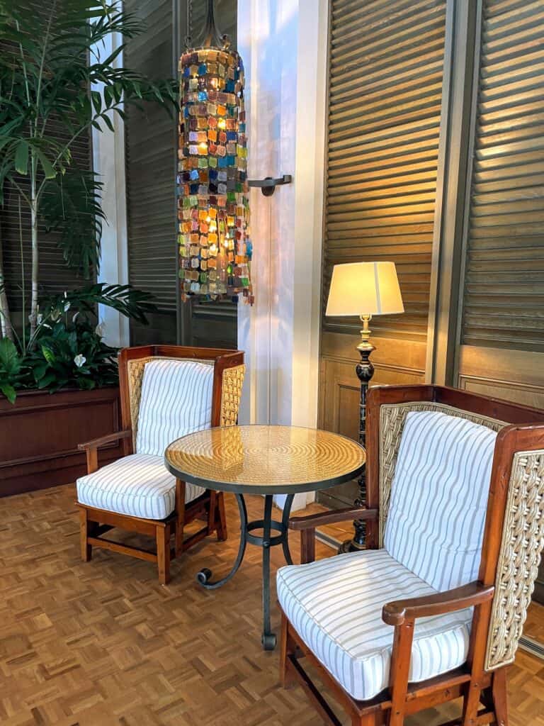 Review & Video: The Kahala Hotel and Resort, Presidential Luxury Hawaii Calling chairs and a table in a room