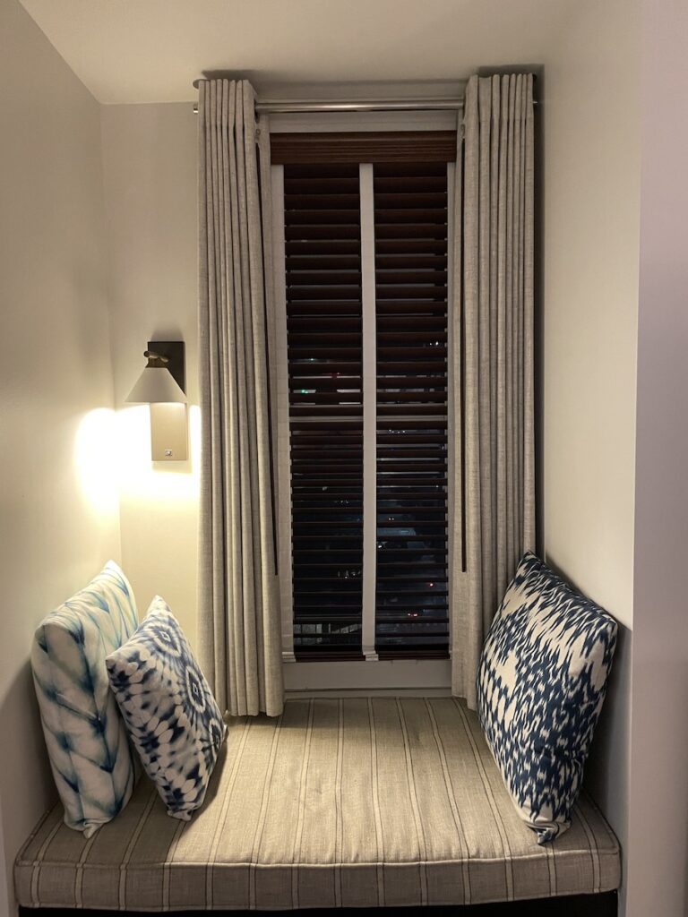 Review & Video: Hotel Republic San Diego, Autograph Collection Hawaii Calling a window with blinds and pillows