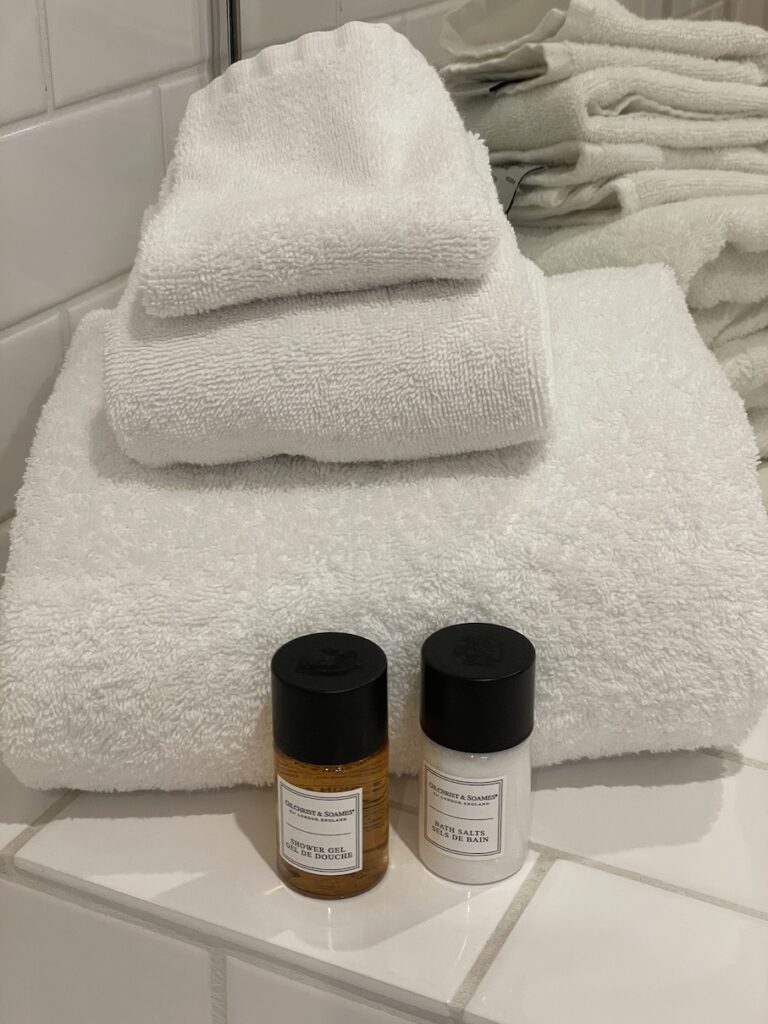 Review & Video: Hotel Republic San Diego, Autograph Collection Hawaii Calling a group of towels next to a couple small bottles
