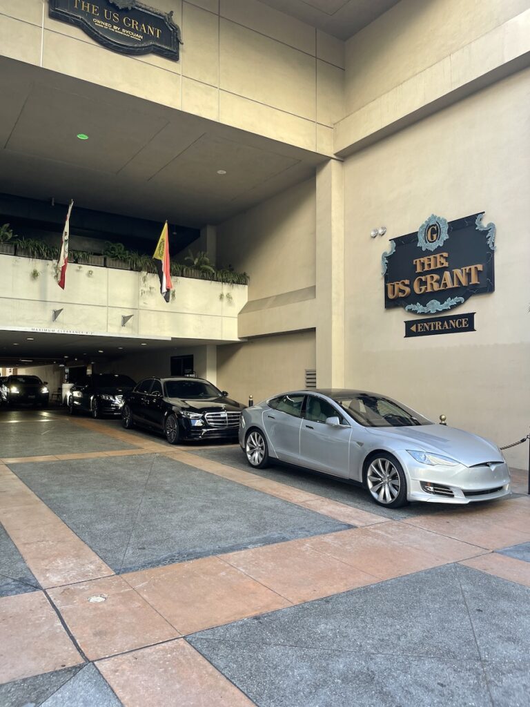 Review & Video: The US Grant, San Diego, a Luxury Collection Hotel Hawaii Calling cars parked cars in a parking garage