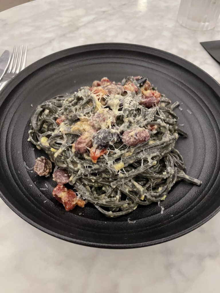 Review & Video: The Guild Hotel, San Diego, a Tribute Portfolio Hotel Hawaii Calling a plate of pasta with cheese and beans