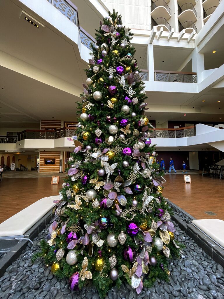 17 Gorgeous Waikiki Hotel Christmas Trees Hawaii Calling a christmas tree in a building