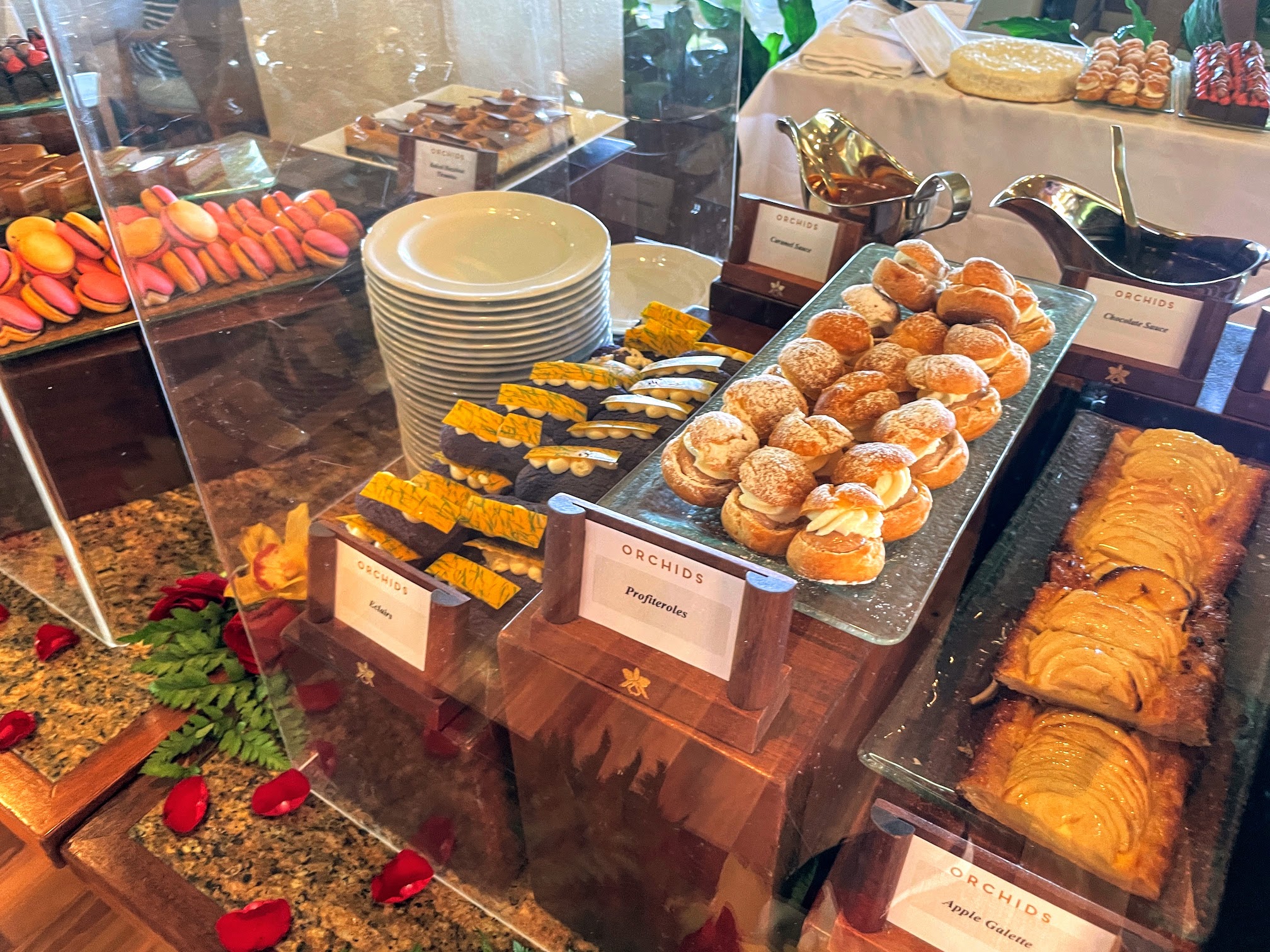 Orchids Breakfast Buffet | Best Brunch In Waikiki Hawaii Calling a display of pastries and cookies