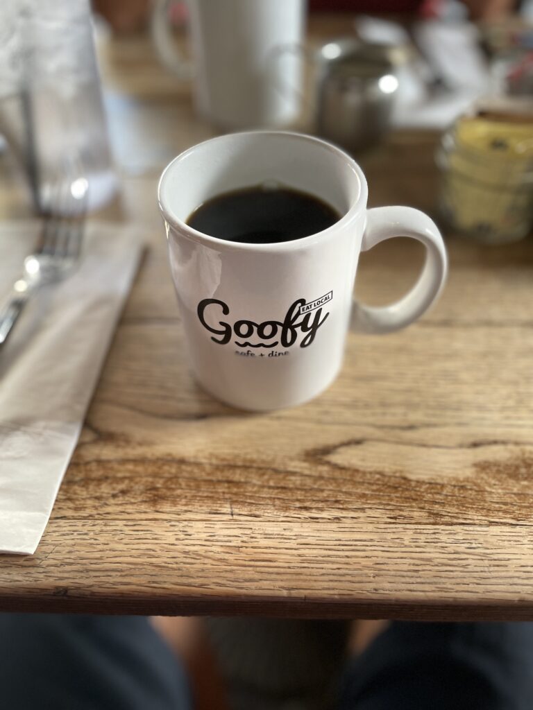 Goofy Cafe & Dine | Breakfast Review Hawaii Calling a cup of coffee on a table