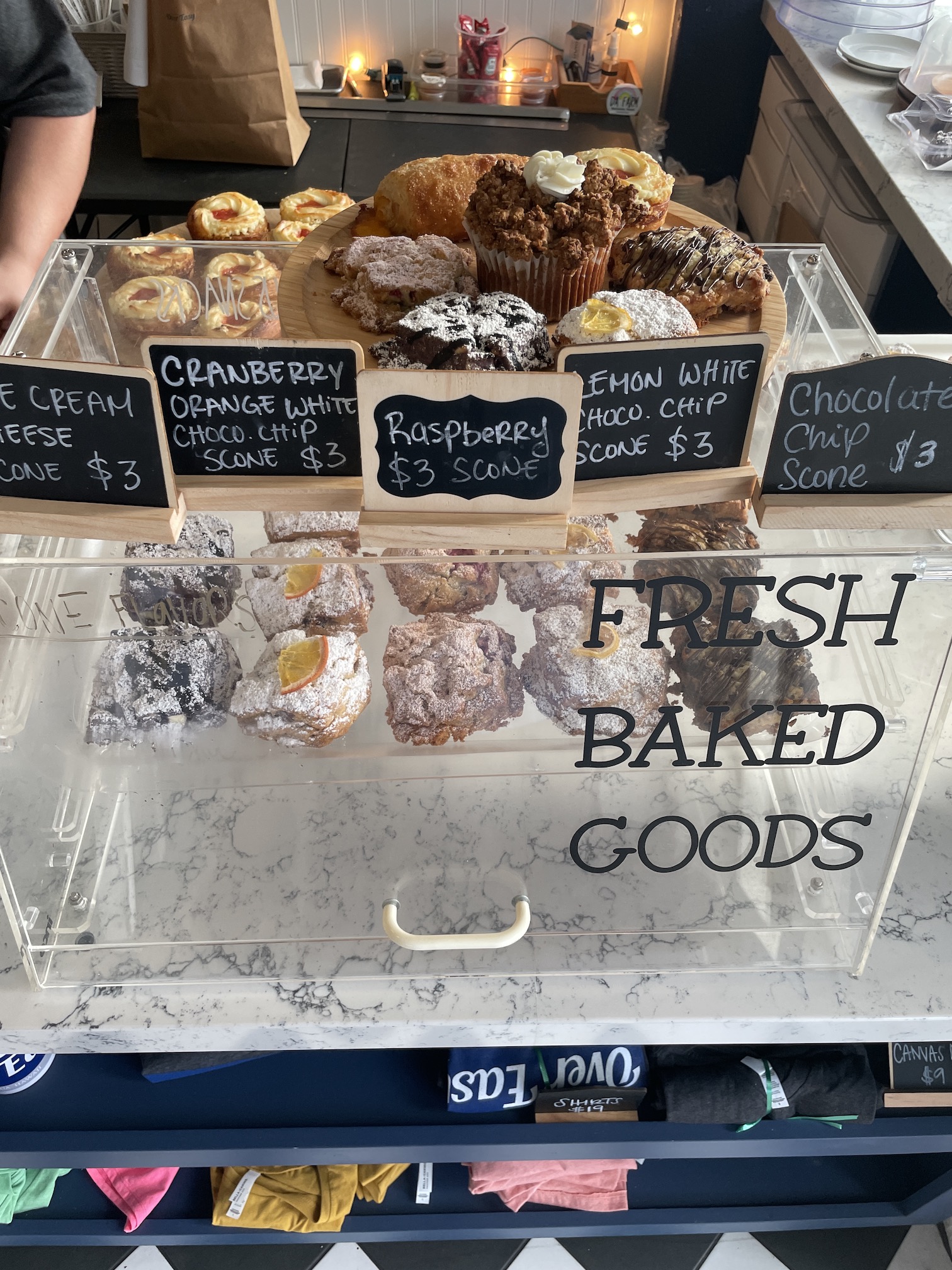 Over Easy Kailua | Breakfast Review Hawaii Calling a display case of pastries