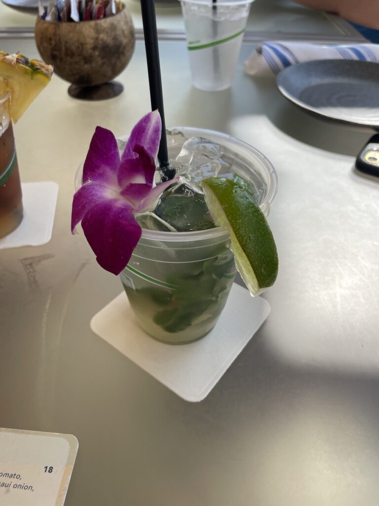 Review: Hyatt Regency Waikiki, Amazing With An Achilles Heel Hawaii Calling a drink with a flower and lime in a plastic cup