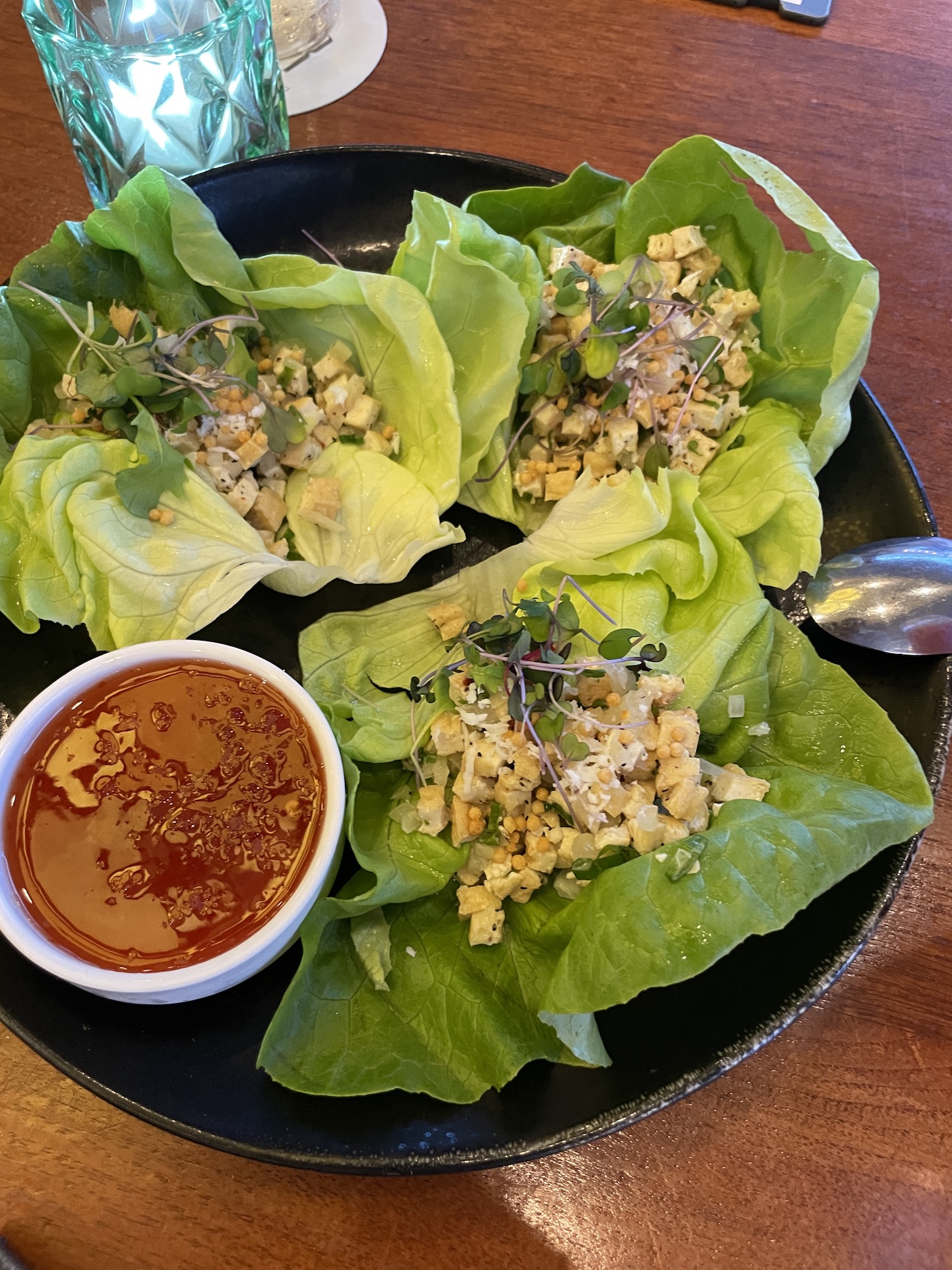 Review: Hyatt Regency Waikiki, Amazing With An Achilles Heel Hawaii Calling a plate of lettuce wraps with sauce