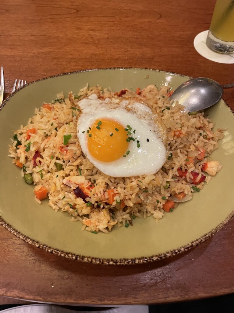 Review: Hyatt Regency Waikiki, Amazing With An Achilles Heel Hawaii Calling a plate of food with a fried egg on top