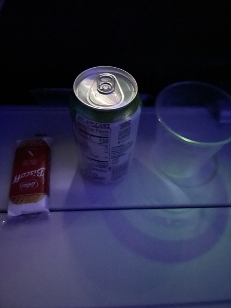 Review: American Airlines Main Cabin Extra Boeing 787-9 (HNL-PHX) Hawaii Calling American Airlines Main Cabin Extra Boeing 787 drink and cookie