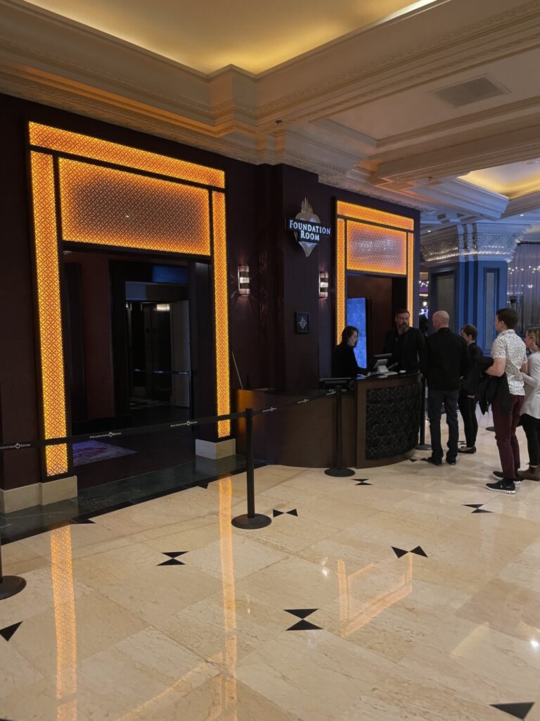 Review: Wildly Sexy Foundation Room Las Vegas Hawaii Calling Entrance at the Foundation Room Las Vegas