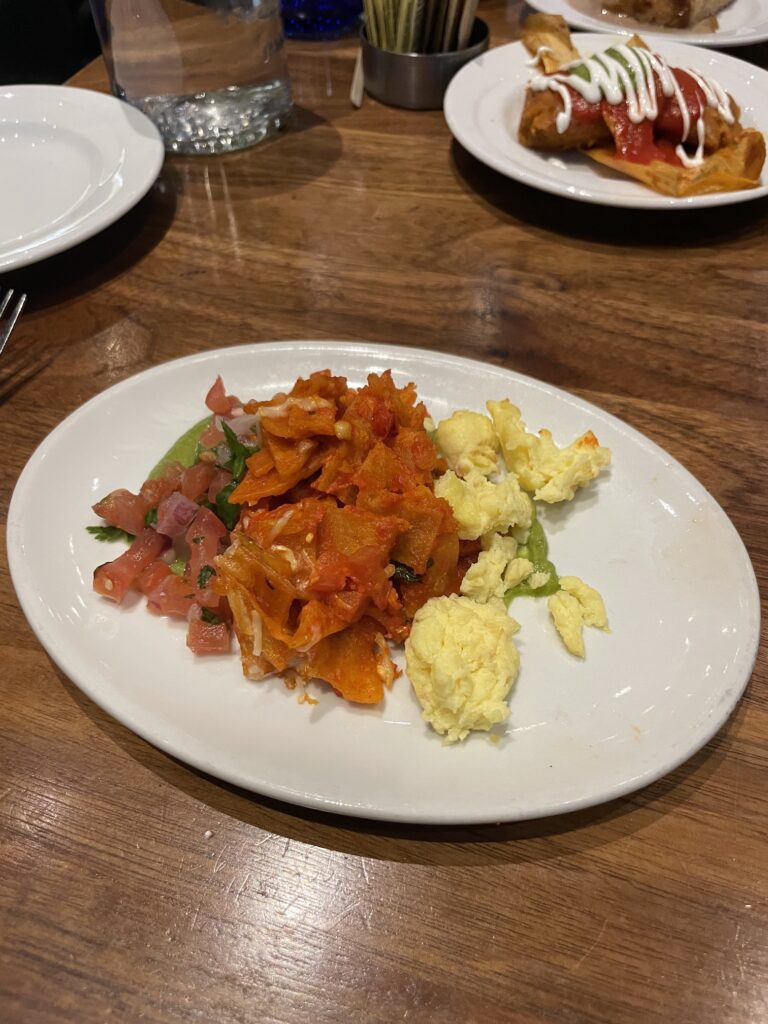 Review: Amazing Border Grill Buffet Las Vegas Hawaii Calling a plate of food on a table