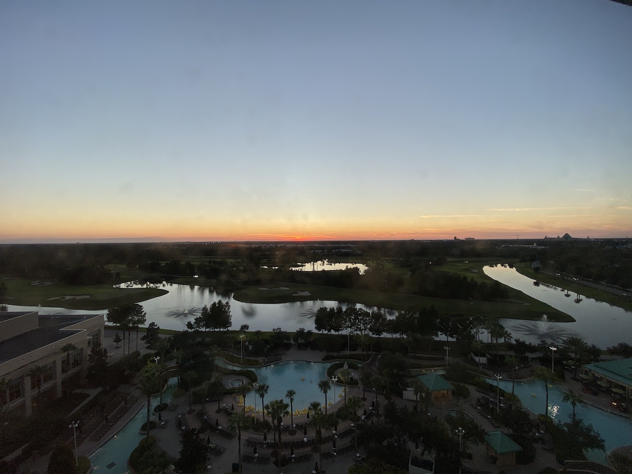 Hilton Orlando Bonnet Creek Resort is at Disney's Doorstep Hawaii Calling Hilton Bonnet Creek view