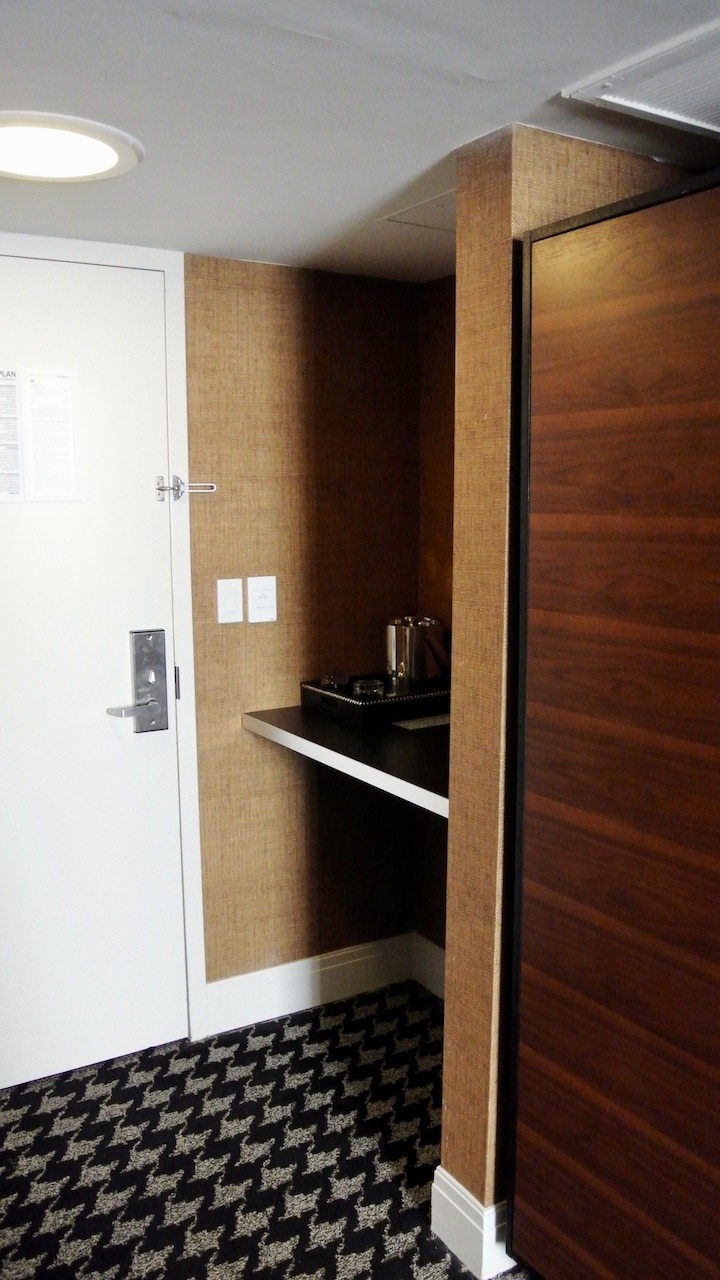 Le Meridien Charlotte - Refinement Uptown Hawaii Calling Closet and reception ice bucket