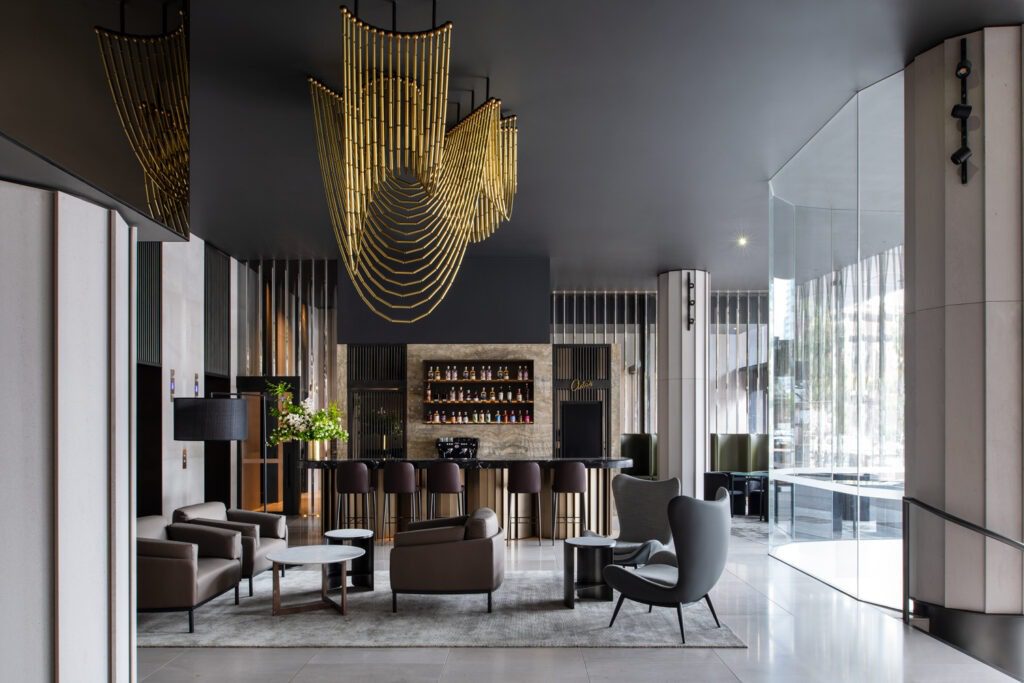 Melbourne Marriott Hotel Docklands - Inspiring Firsts Hawaii Calling Melbourne Marriott Hotel Docklands Interior shot