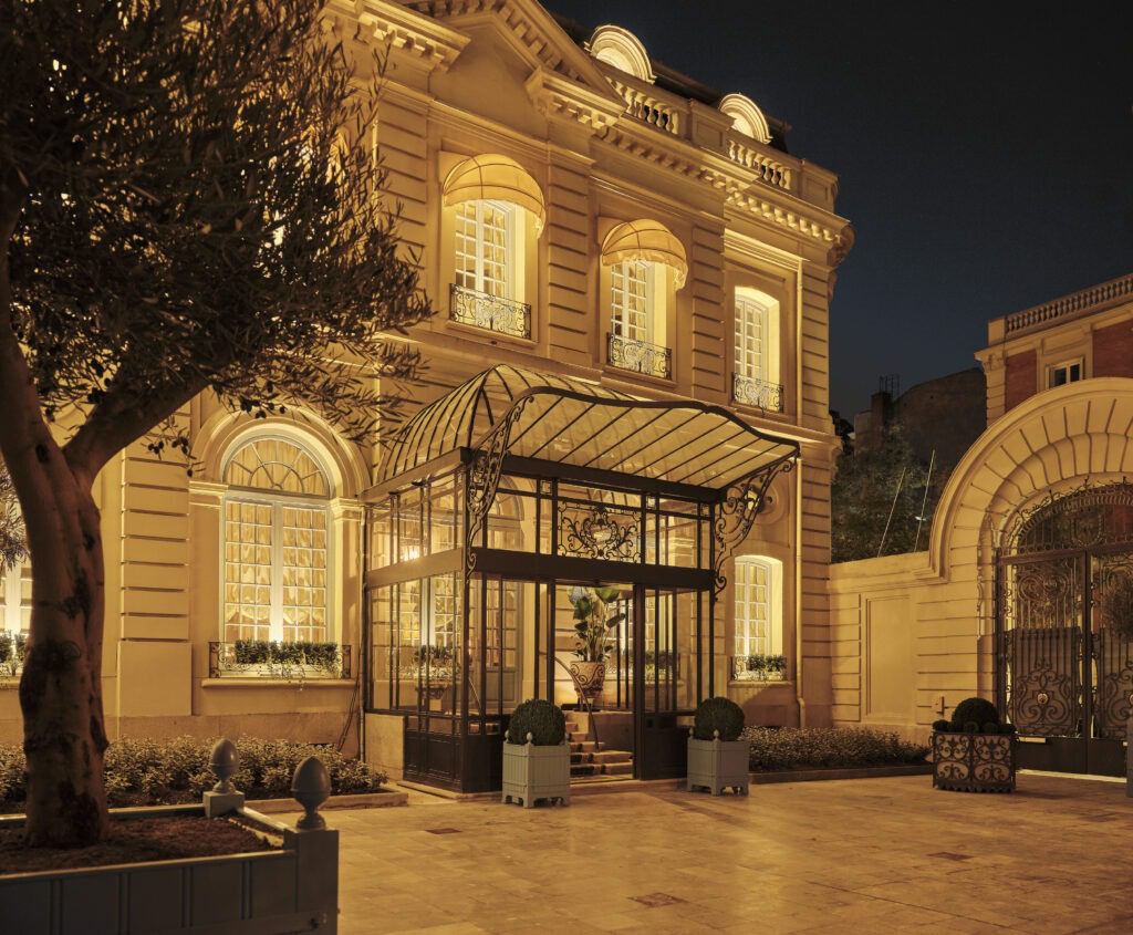 Santo Mauro, Elevated to The Luxury Collection Hawaii Calling Front facade of Santo Mauro, a Luxury Collection Hotel in Madrid