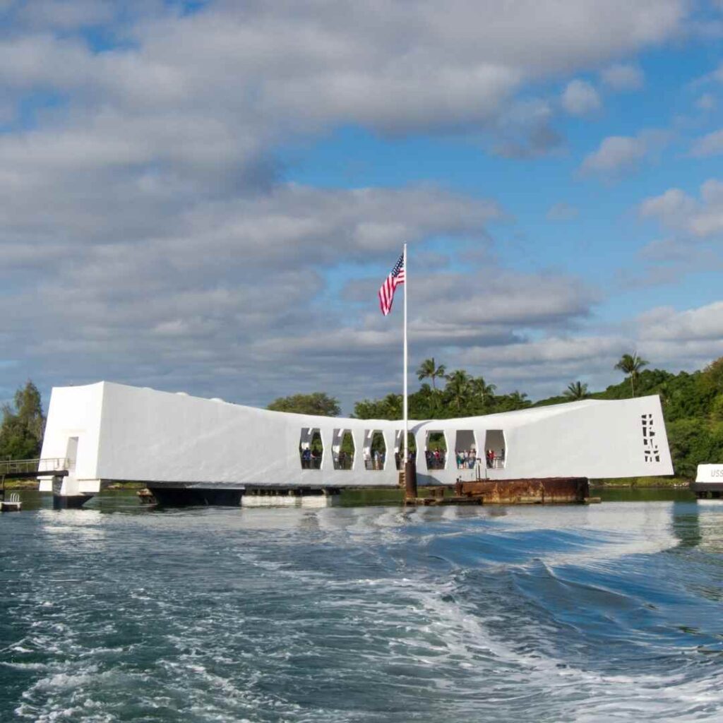 The Perfect Oahu 7 Day Budget Itinerary 2023 Hawaii Calling Pearl Harbor view as one of the Oahu 7 day budget itinerary must dos