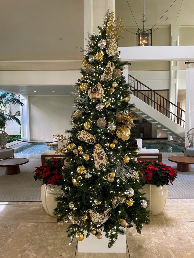 17 Gorgeous Waikiki Hotel Christmas Trees Hawaii Calling a christmas tree in a room
