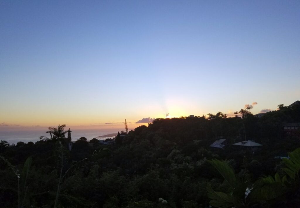 10 Best Sunset Spots On Oahu Hawaii Calling a sunset over a tropical forest