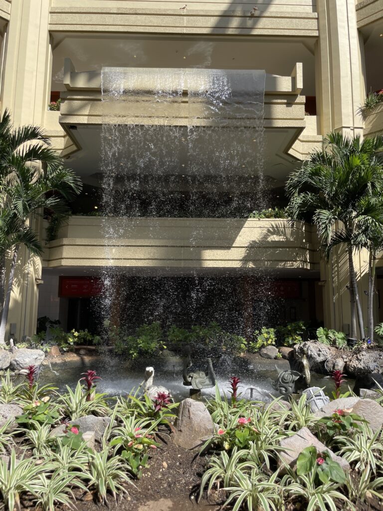 Review: Hyatt Regency Waikiki, Amazing With An Achilles Heel Hawaii Calling Waterfall at the Hyatt Regency Waikiki
