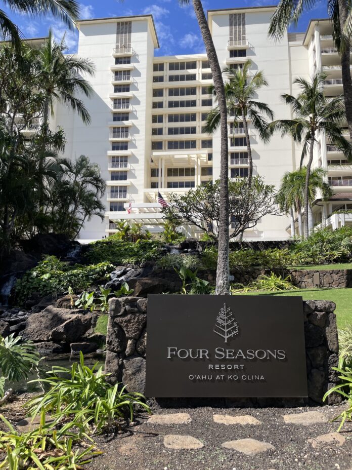 Four Season Oahu at Ko Olina Main Entrance