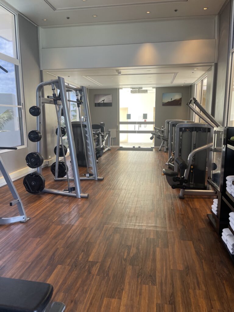 Review & Video: Four Seasons Oahu at Ko Olina, Pinnacle of Luxury Hawaii Calling a gym with equipment in the middle