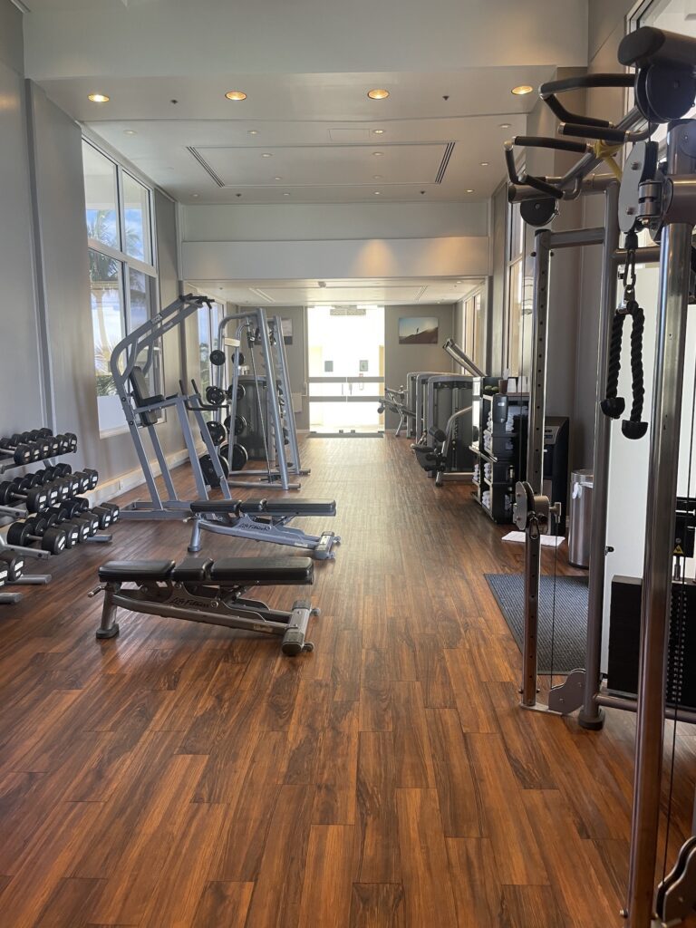 Review & Video: Four Seasons Oahu at Ko Olina, Pinnacle of Luxury Hawaii Calling a room with gym equipment