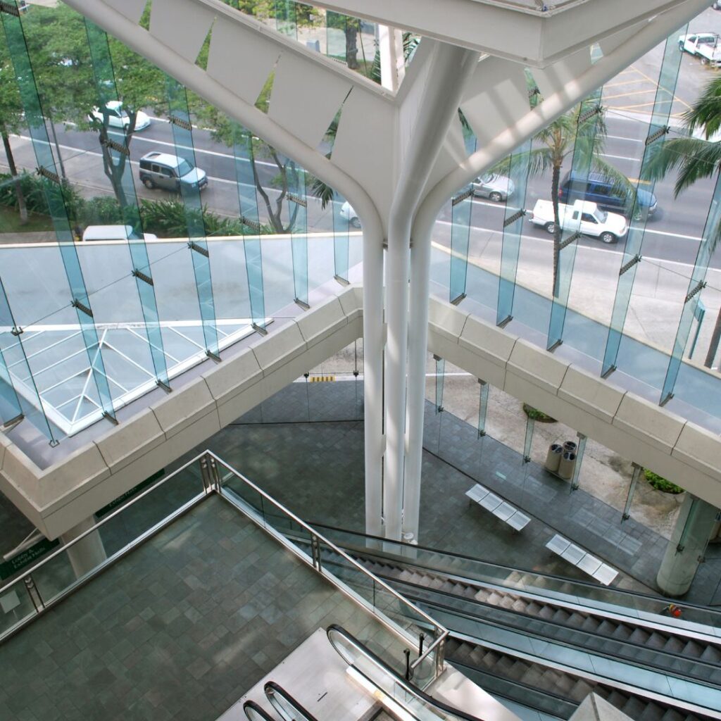 Are Hawai'i Lawmakers Abandoning Tourism? Hawaii Calling an escalators in a building