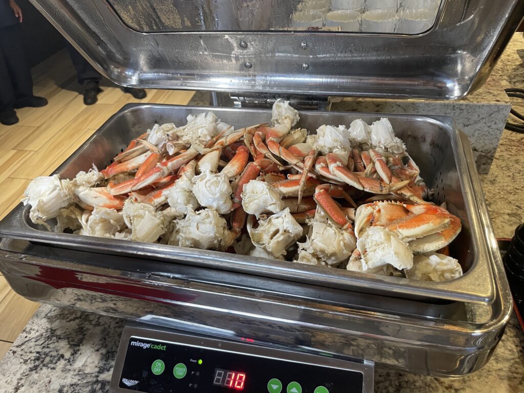 100 Sails Sunday Brunch | Prince Waikiki | A Favorite Hawaii Calling Fresh crab at the 100 Sails Sunday Brunch Buffet
